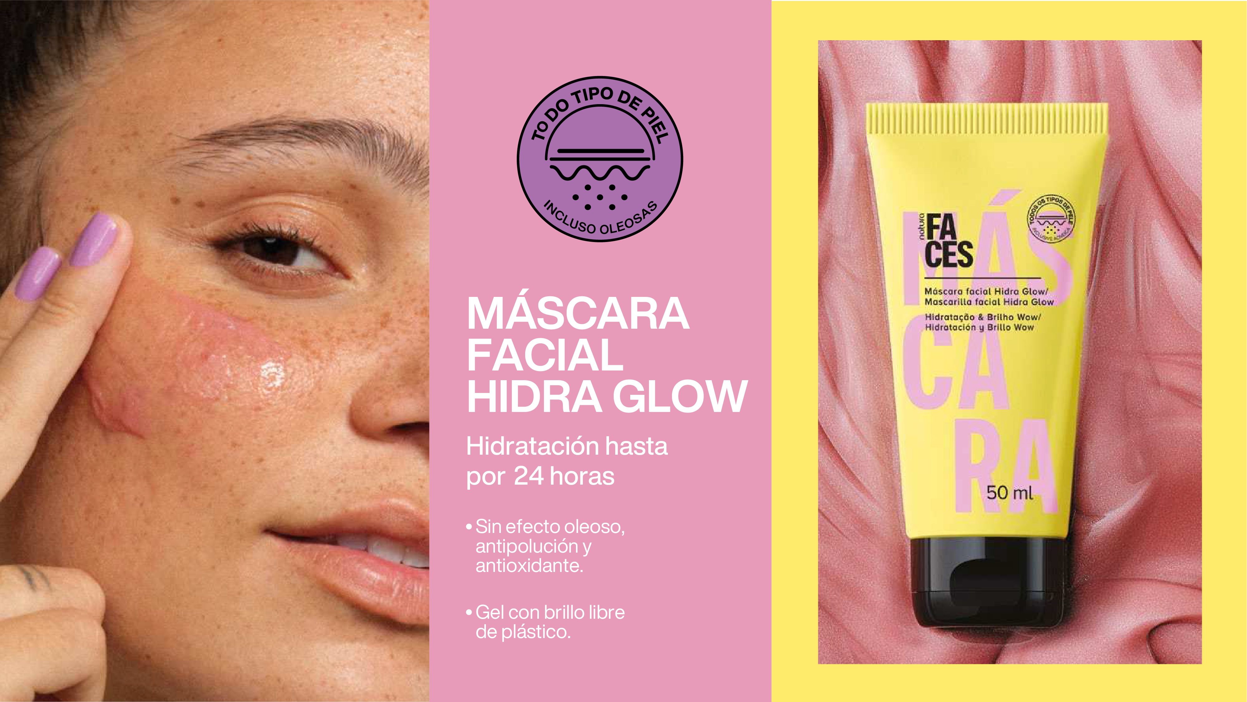 Máscara Hidra Glow FACES